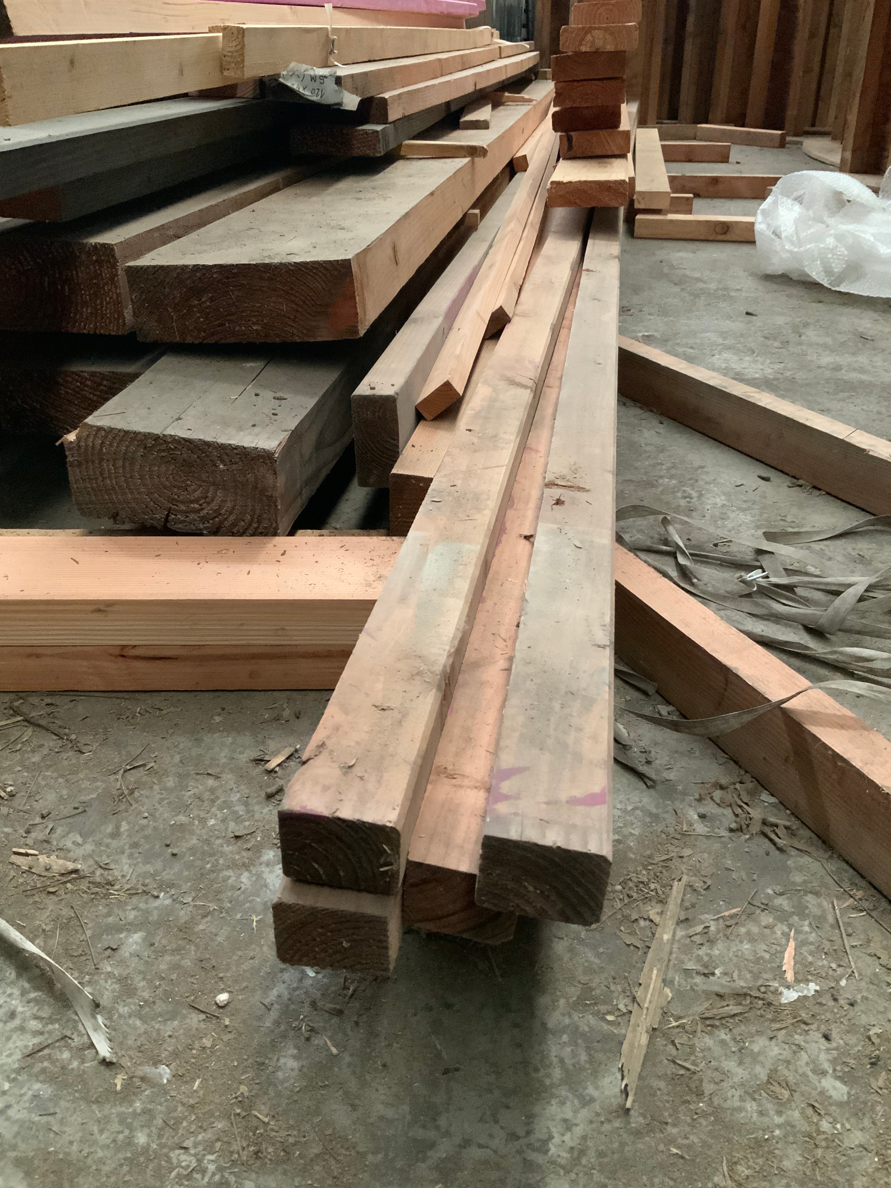 Chevron douglas section 50x70mm