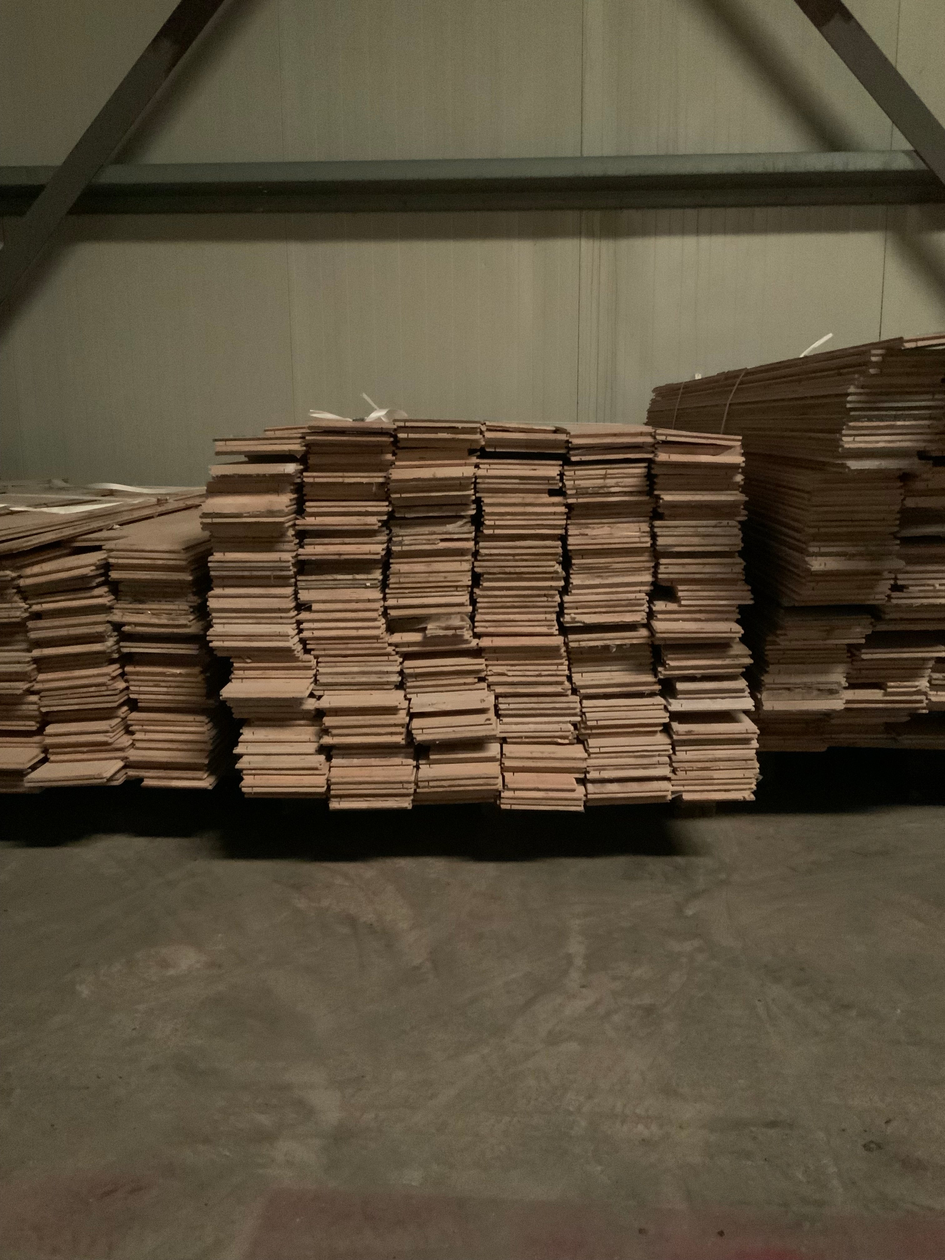 Palettes parquet hêtre lamellé collé massif 14mm