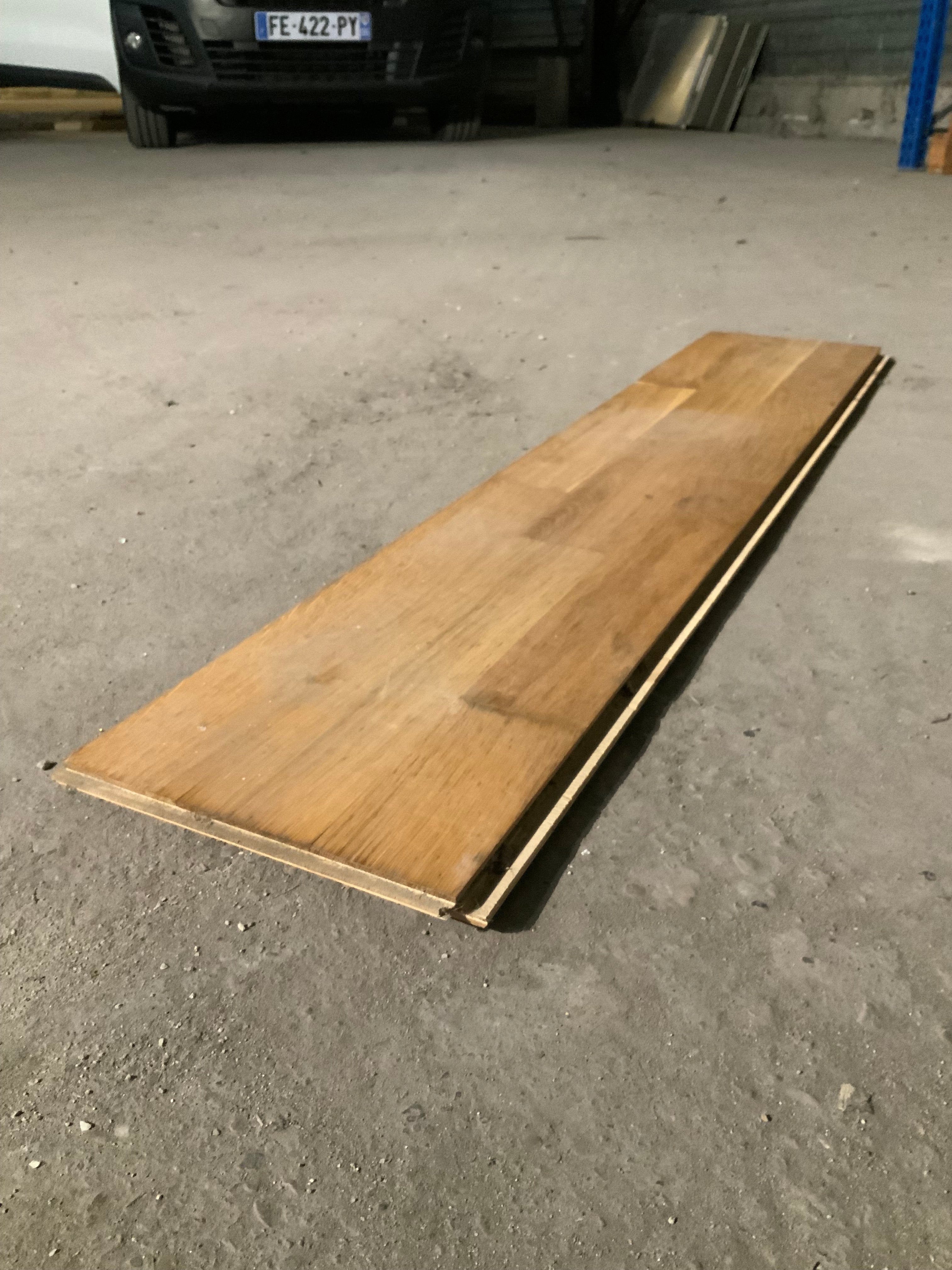 Lot de 52 lames de parquets chêne épaisseur 15mm
